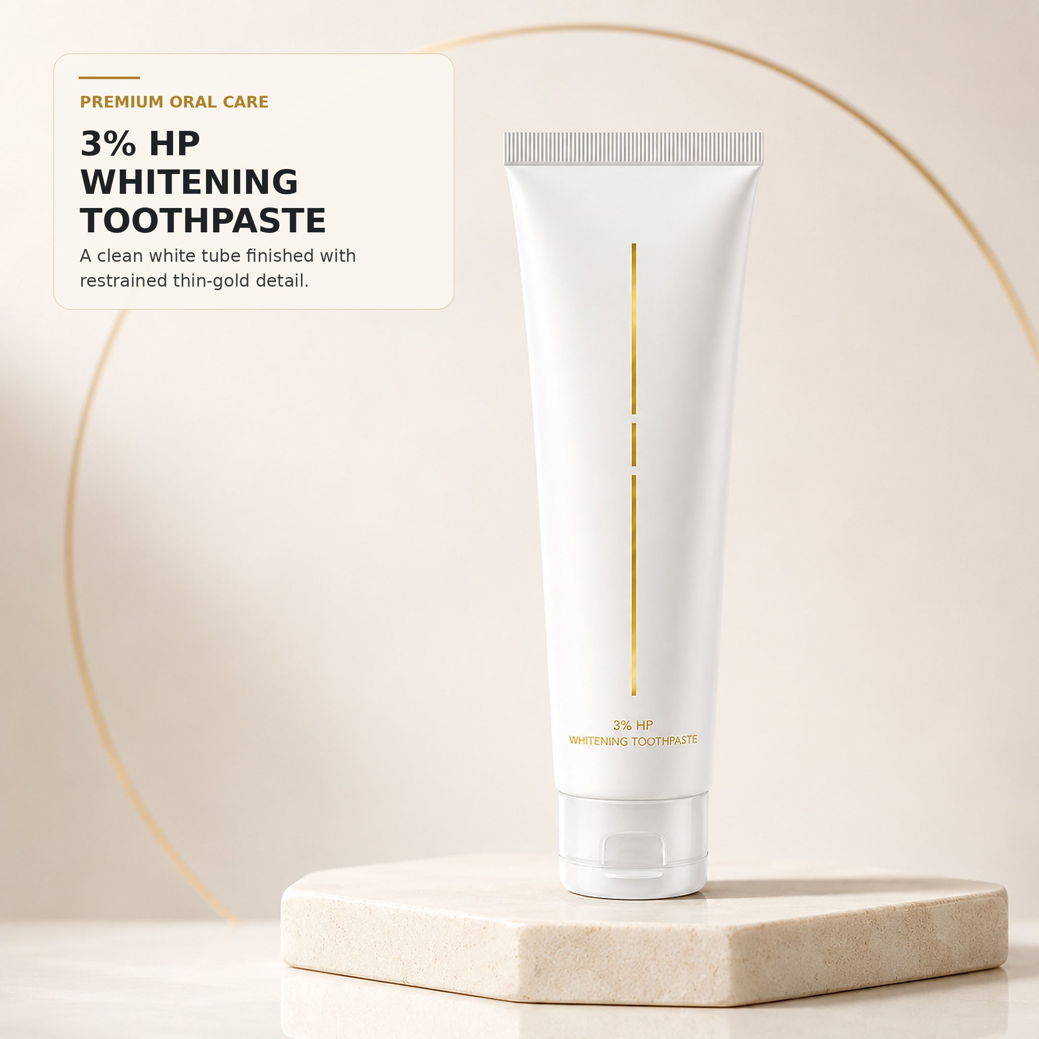 Premium 3% HP Whitening Toothpaste - Mint