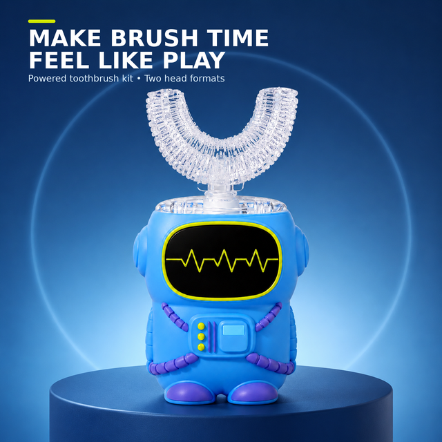 Kids U-Shape LED Brush