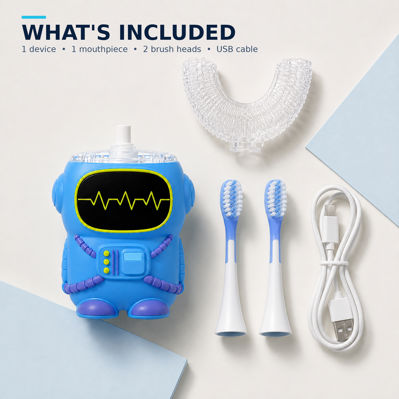 Kids U-Shape LED Brush