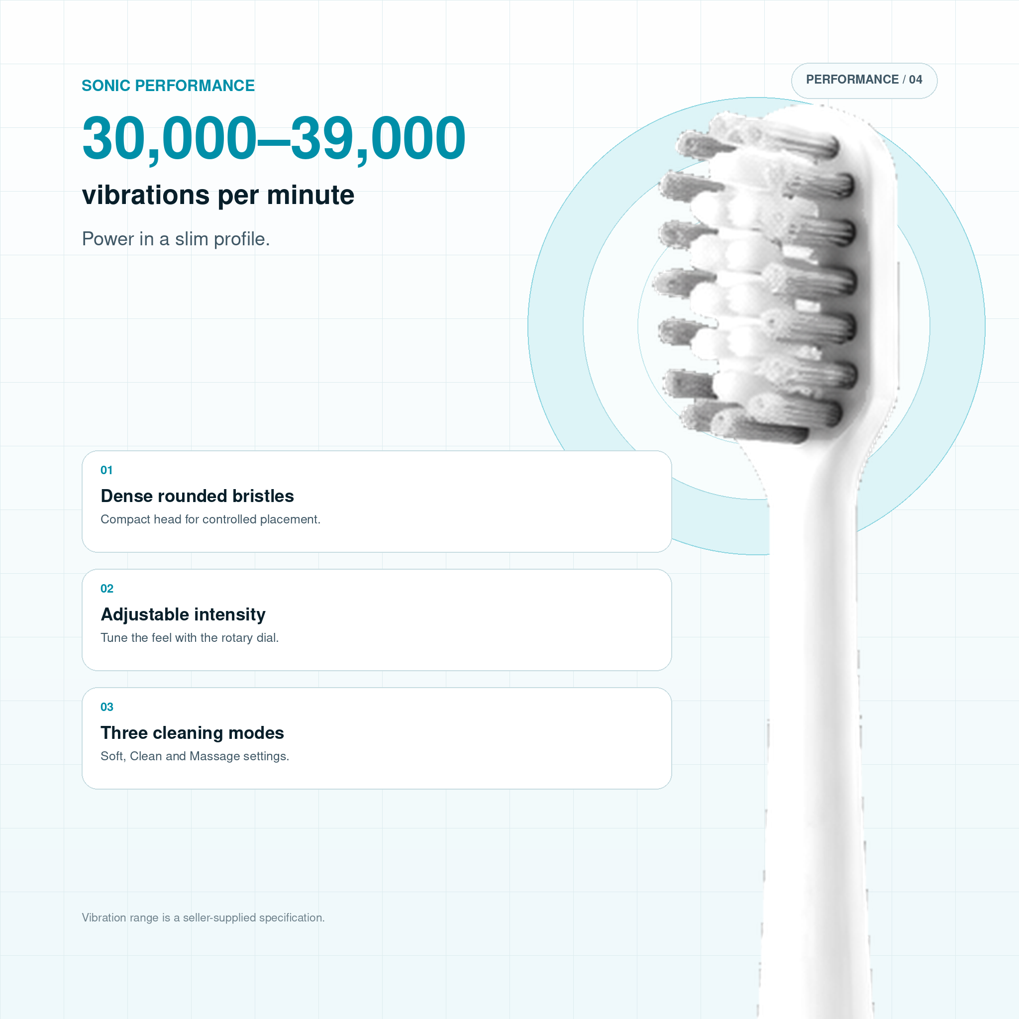 Eco-Slim Ultrasonic Travel Brush