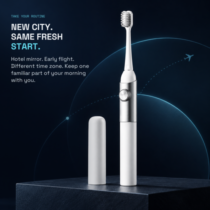 Eco-Slim Ultrasonic Travel Brush