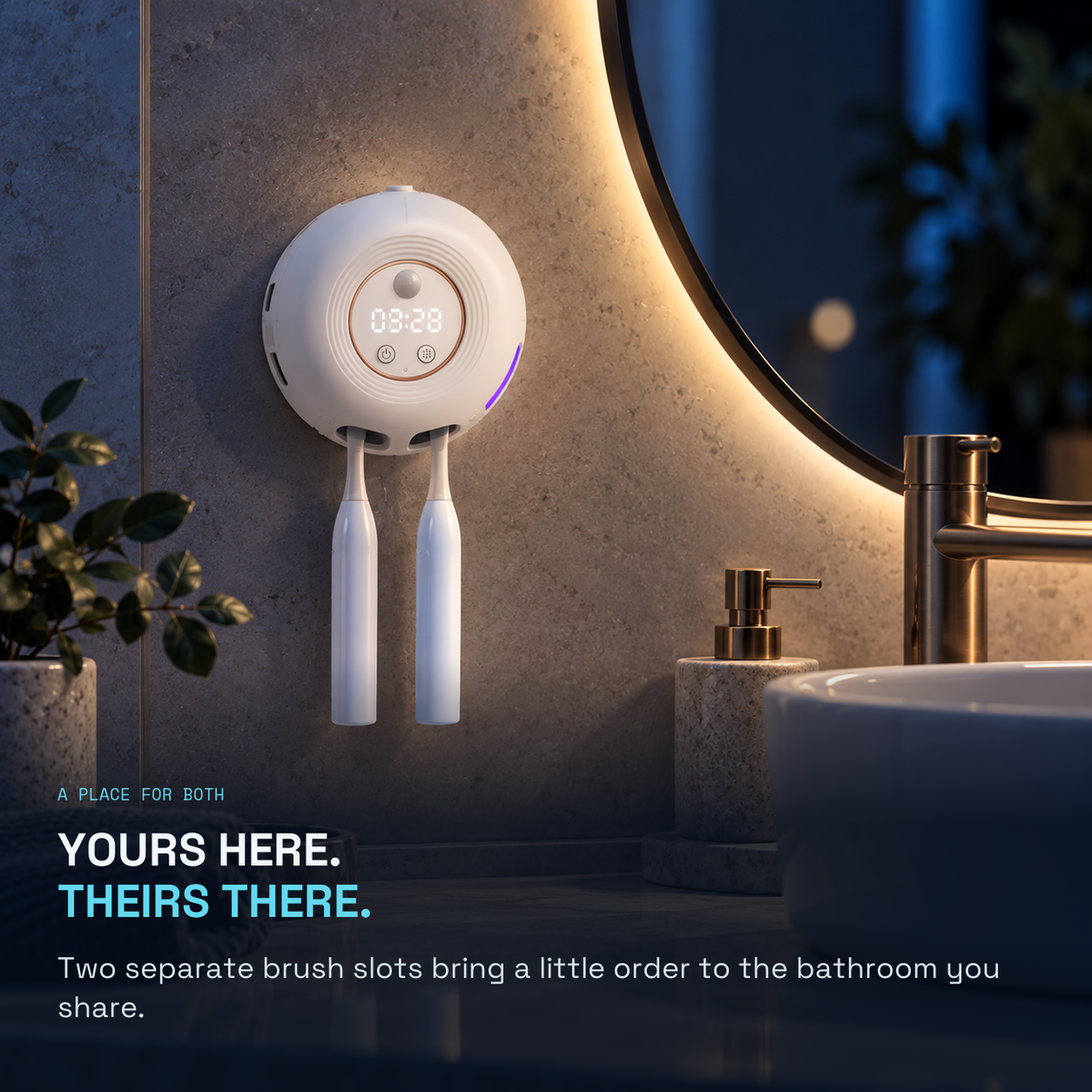 Smart UV Station — YOURS HERE. THEIRS THERE.