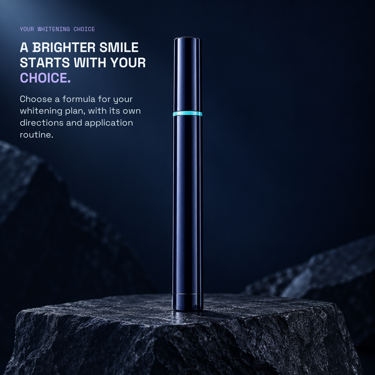 Tailored Whitening Gel — A BRIGHTER SMILE STARTS WITH YOUR CHOICE.